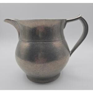 Vintage Wilton Armetale Pewter Pitcher Plough Tavern Design